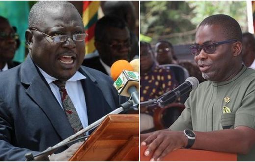 Martin Amidu and Charles Bissue