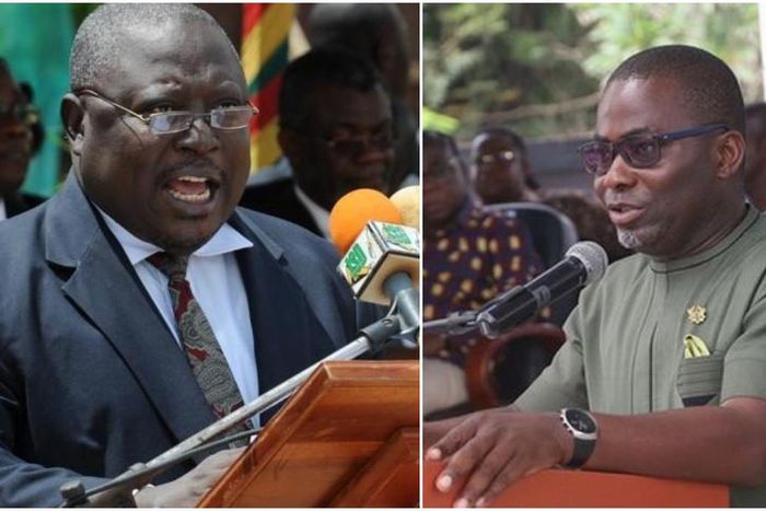 Martin Amidu and Charles Bissue