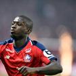 Target man: Lille's Ivorian forward Nicolas Pepe has offers from Arsenal and Napoli
