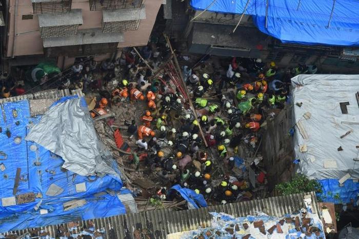 Building collapses in Mumbai are common during the monsoon season