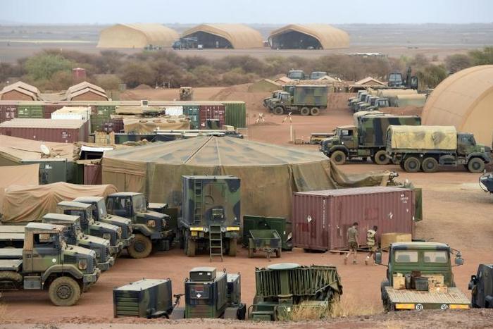 The base is shared between the French military, the UN peacekeeping mission in Mali, known as MINUSMA, and Mali's armed forces