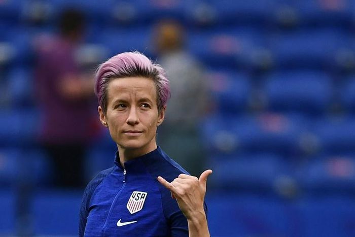 Megan Rapinoe has become a star for her performances at the women's World Cup and her anti-Trump stance