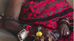 The lifeless body of the Asamponhene was found near his vehicle when police officers visited the scene.