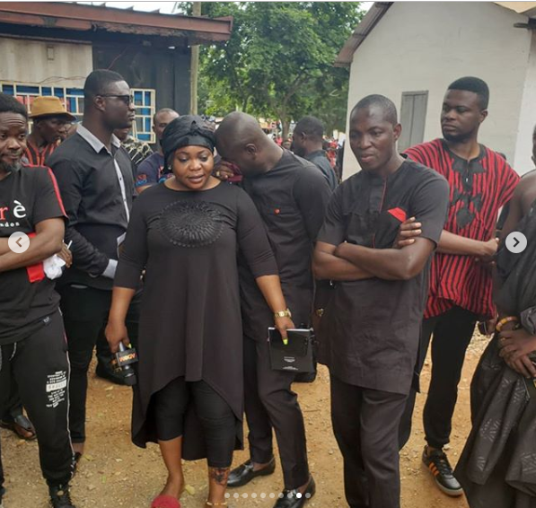 Heartbreaking photos of Countryman Songo, Dan K Yeboah & more at Kofi Appiah's funeral
