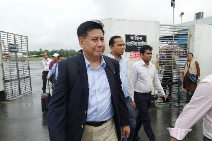 The Myanmar delegation arrived in Cox's Bazar in Bangladesh amid tightened security in the refugee camps