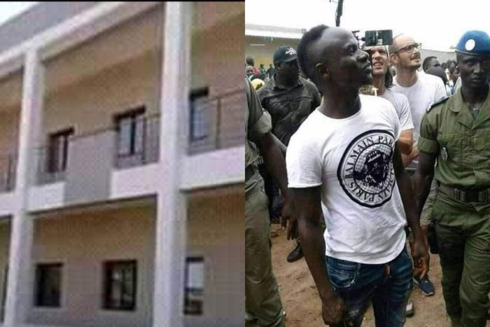 Sadio Mane inspects building projects in Senegal
