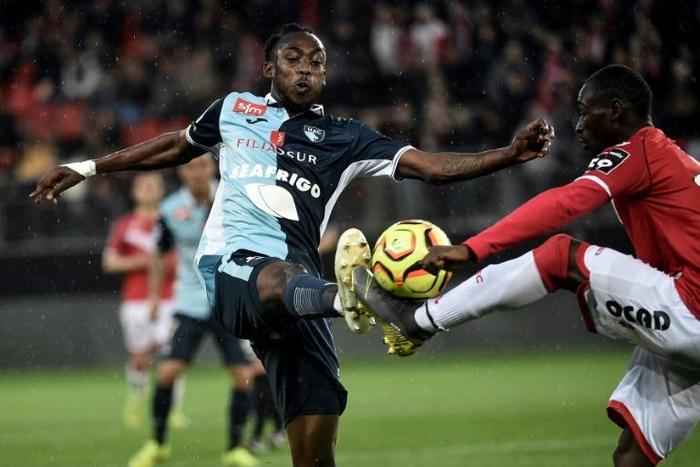 Tino Kadewere (L) just completed his first season in France with second division side Le Havre