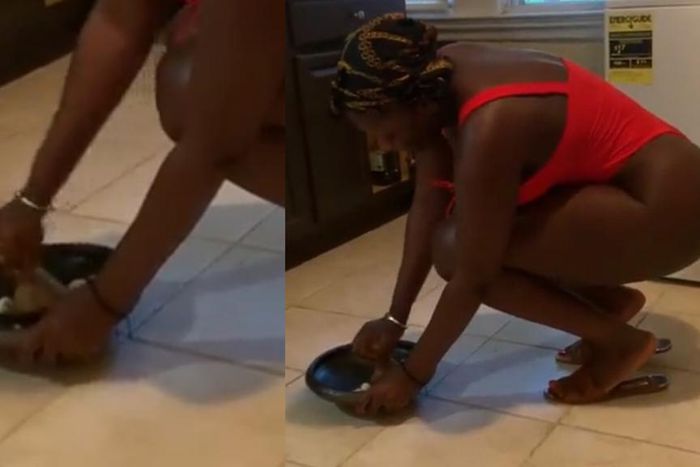 Princess Shyngle grinds pepper