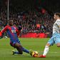 Aaron Wan-Bissaka (left) completed a move from Crystal Palace to Manchester United on Saturday