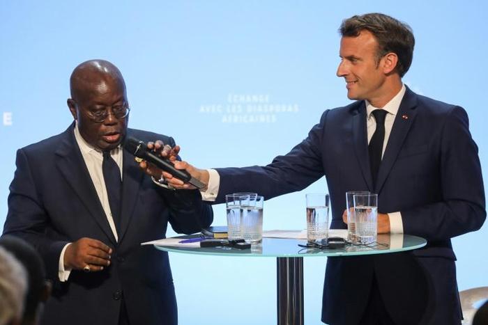 Akufo-Addo told Macron the time had come for Africans to take charge of their future