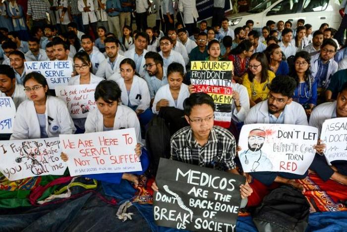 Indian doctors are striking to demand better protection from patients and their angry relatives