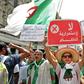 Algerian protesters on Friday braved a large police presence and called for civil disobedience for the first time since they began taking to the streets nearly six months ago