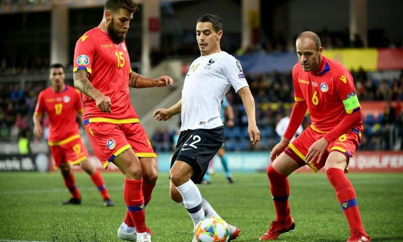 Wissam Ben Yedder scored his one international goal as France beat Andorra in Euro 2020 qualifying in June