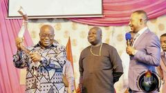 Owusu Bempah with Nana Addo