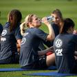 As the heat hits, France's players are taking drinks breaks in training