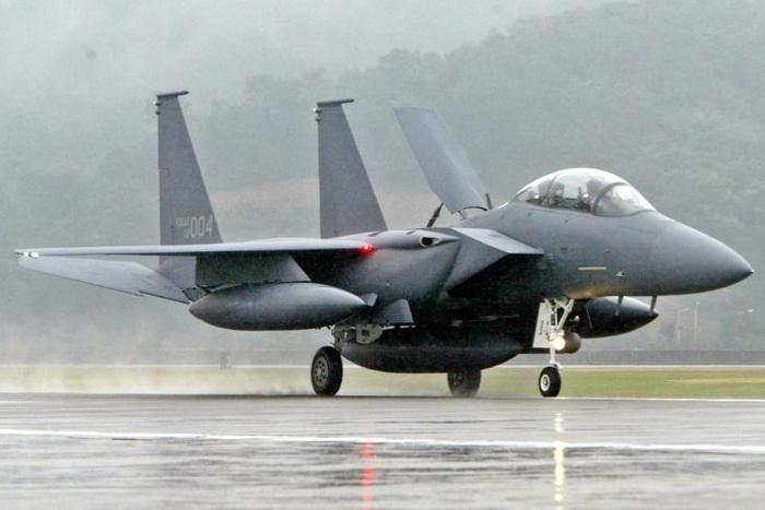 The South Korean air force deployed multiple F-15k and F-16k jets to intercept the Russian plane and fired flares after sending a message to the aircraft
