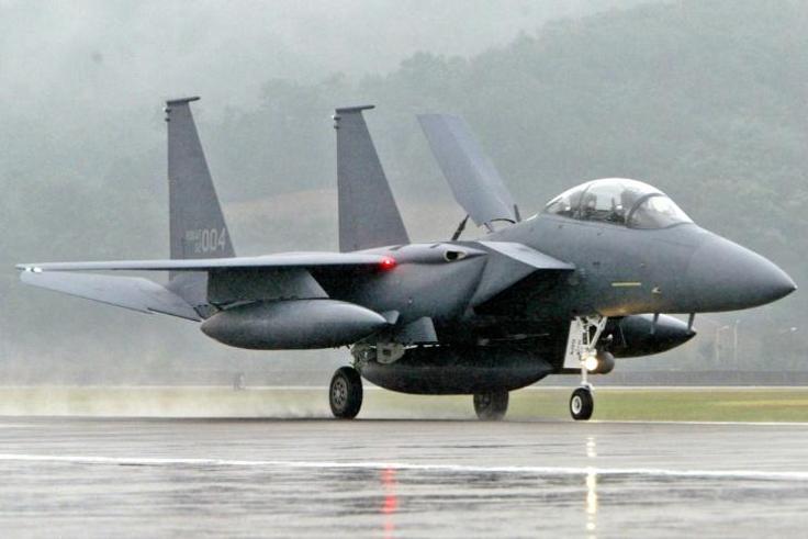The South Korean air force deployed multiple F-15k and F-16k jets to intercept the Russian plane and fired flares after sending a message to the aircraft