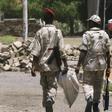 Members of Sudan's paramilitary Rapid Support Forces patrol Nile street in the capital Khartoum on June 10, 2019