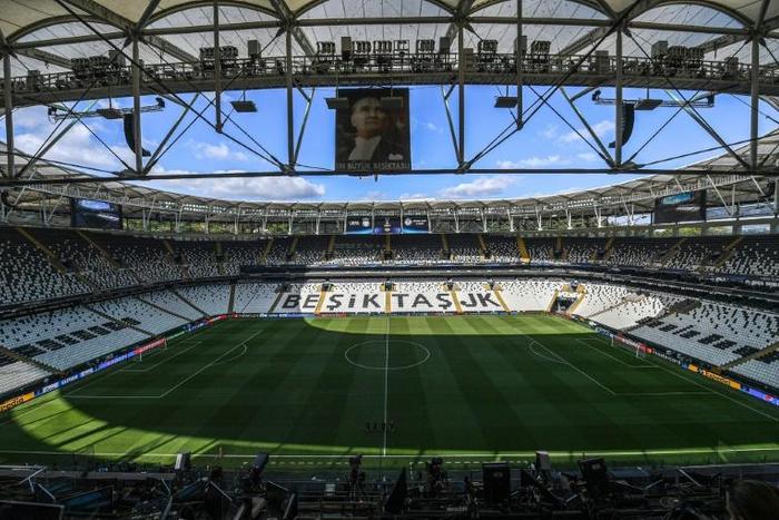 The home of Besiktas in Istanbul, where Liverpool and Chelsea clash in the Super Cup on Wednesday