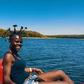 Wiyaala awith her husband