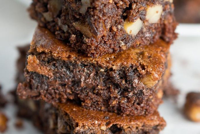 Almond peanut butter brownies