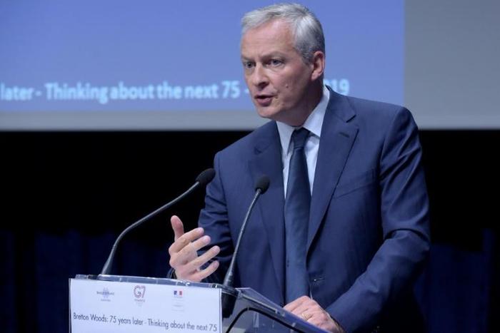 French Finance Minister Bruno Le Maire is hosting G7 finance ministers for a meeting in Chantilly outside Paris