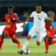 Jordan Ayew (2nd-R) set Ghana on the way to a win that clinched top spot in Group F