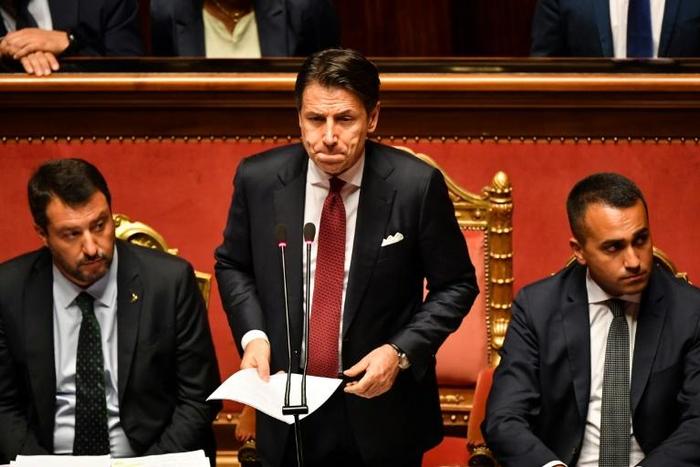 Giuseppe Conte resigned as prime minister after the country's ruling coalition crumbled