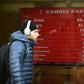 Currency exchange values are displayed on the buy-sell board of a bureau de exchange in Buenos Aires, on August 13, 2019, after the peso plunged in value: it halted its slide on Thursday