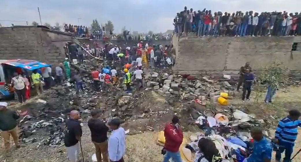 Just In: 6 killed as aircraft crashes in Nairobi, Kenya