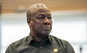 President John Mahama via Bloomberg