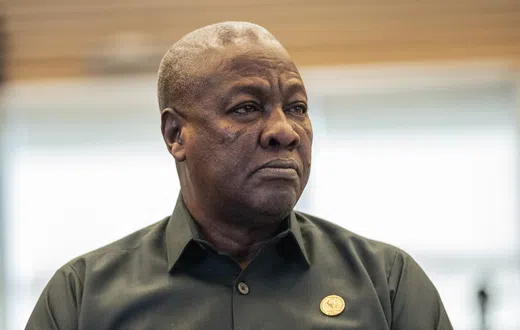President John Mahama via Bloomberg