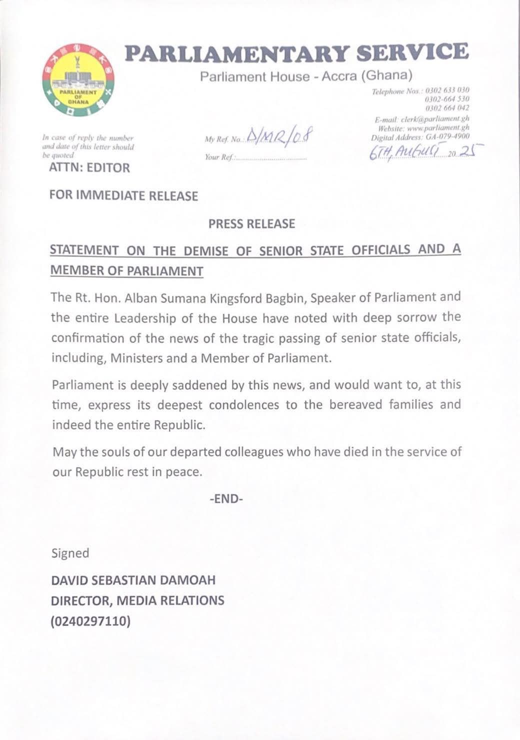 How the Speaker, Majority, and Minority leaders reacted to the helicopter crash that claimed 8 lives