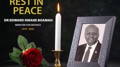 3-day national mourning begins for Omane Boamah, Murtala Mohammed, and 6 other helicopter crash victims