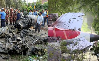 17 major helicopter and aeroplane crashes in 2025 | Photographer: Jubair Bin Iqbal/AFP/Getty Images | Image Credit: Hanif Sindh/UPI/Alamy Live News