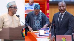Alban Bagbin, Mahama Ayariga and Alexander Afenyo-Markin