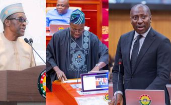 Alban Bagbin, Mahama Ayariga and Alexander Afenyo-Markin