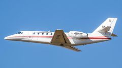 A Cessna plane, operated by AMREF Flying Doctors