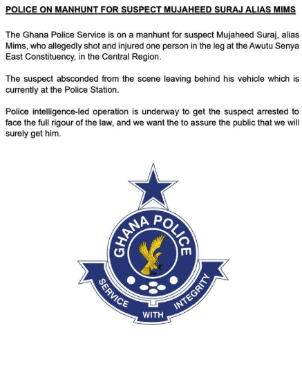 Police launch urgent manhunt for Mujaheed Suraj after shooting at polling station in Central Region