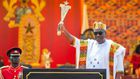 Swearing in of Mahama