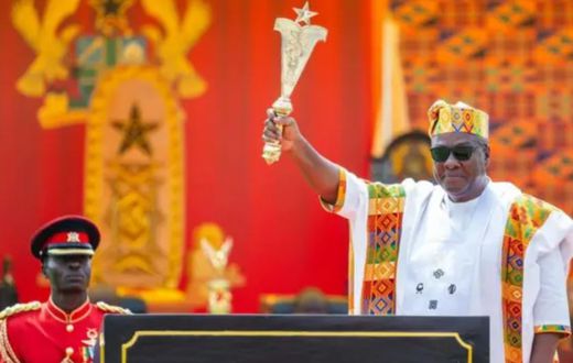 Swearing in of Mahama