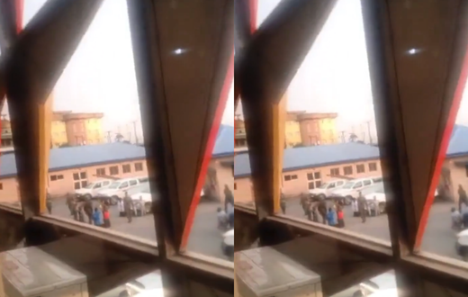 Soldiers attack Electricity office over power disconnection to military base (Video)