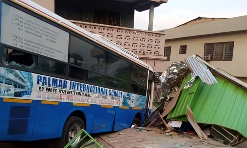 A/R: School bus crushes woman, plumber, to death at Patase