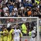 As Nantes celebrated their goal, Lyon players and fans showed disbelief