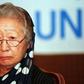 Ogata was the first woman to be appointed to head the UN's refugee agency UNHCR