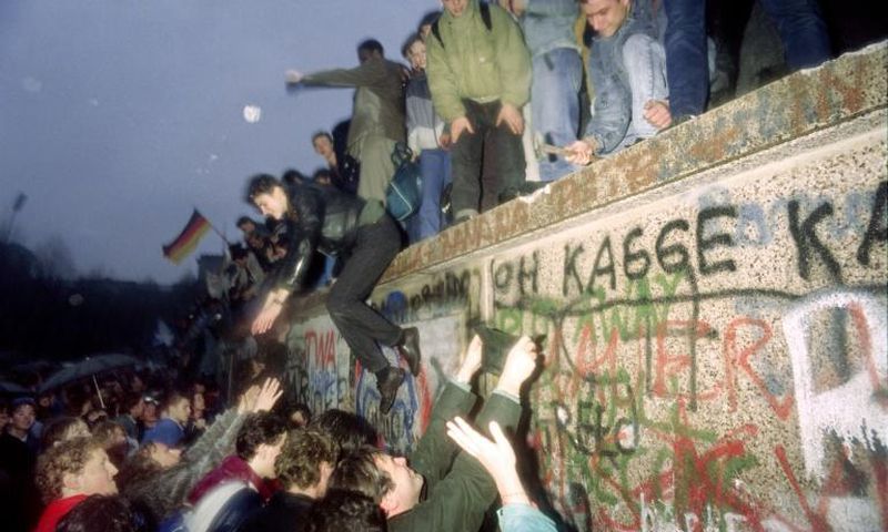 The fall of the Berlin Wall brought the communist regime crashing down and led to German reunification a year later