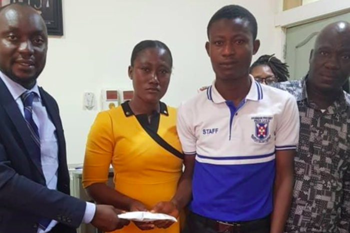 Abednego Sackey gets scholarship from President Akufo-Addo-Addo