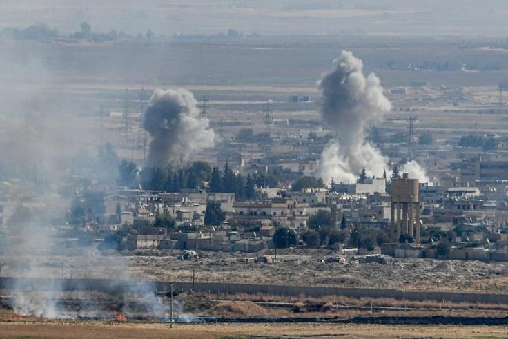 The ethnically divided Kurdish-held border town of Ras al-Ain is one of the key targets of Turkey's nearly week-old invasion and has ome under heavy bombardment
