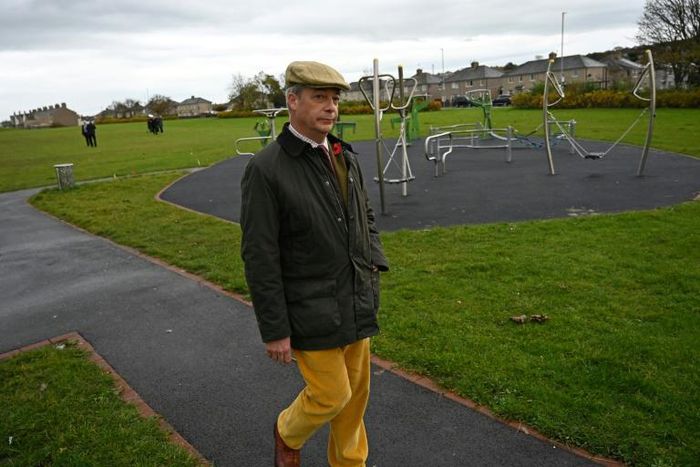Brexit Party leader Nigel Farage kicked off a nationwide tour for the 2019 general election in Workington on Wednesday