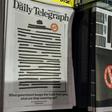 Australia's leading newspapers blacked out Monday front pages in protest against government secrecy and a crackdown on press freedom